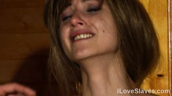 Beautiful brunette's arousing and wild love affair with kinky old master