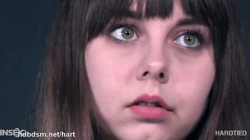 Hard tied amateur teen ready for a brutal fuck