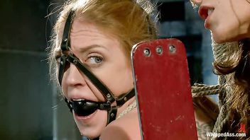 Ariel X has a fun time tying up Darling and tormenting her body
