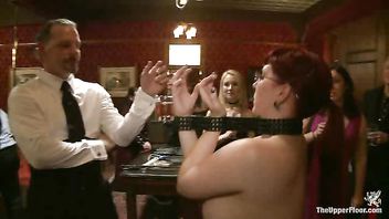nice looking models on a slave party